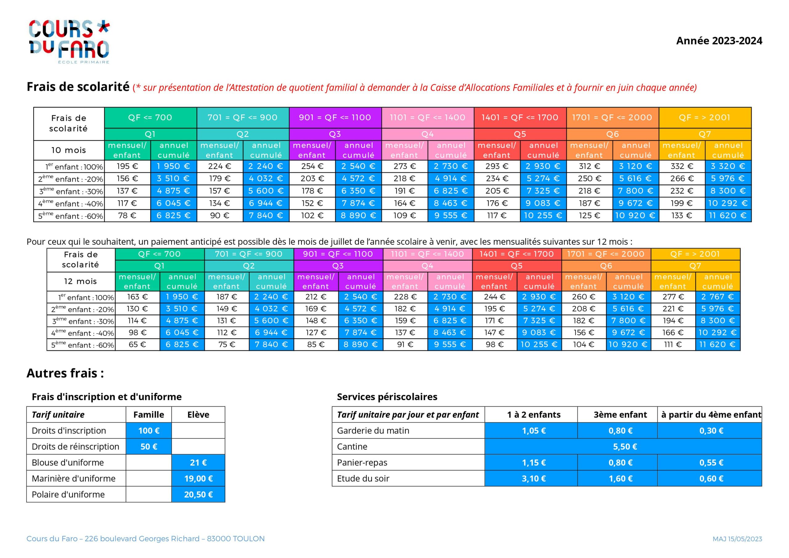 Tarifs 2023-2024 V3